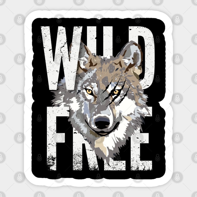 Wild and free Sticker by AmelieDior